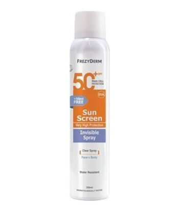Frezyderm Sunscreen Invisible Spray SPF50