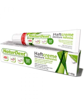 NaturDent Haftcreme Denture Adhesive Vegan Στερεωτική Κόλλα 